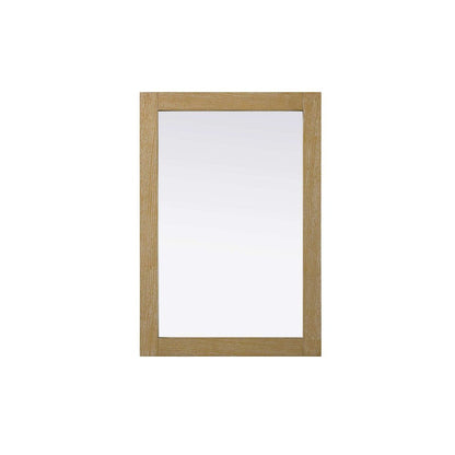 Noah Wooden Rectangle Mirror 22 x 32 in Linen Oak