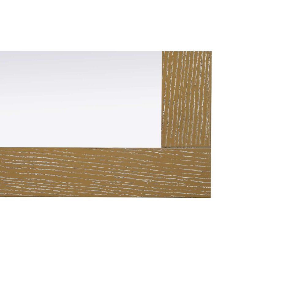 Noah Wooden Rectangle Mirror 22 x 32 in Linen Oak