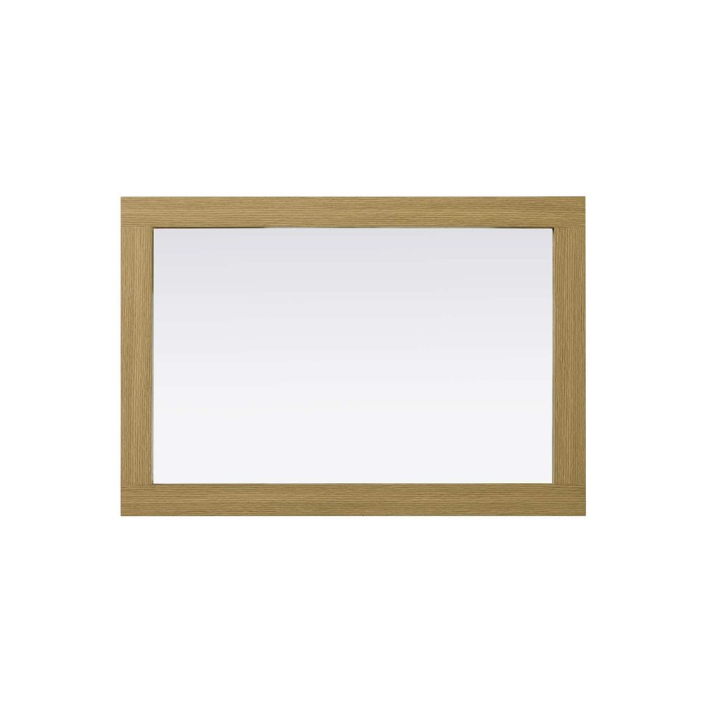 Noah Wooden Rectangle Mirror 22 x 32 in Honey Brown