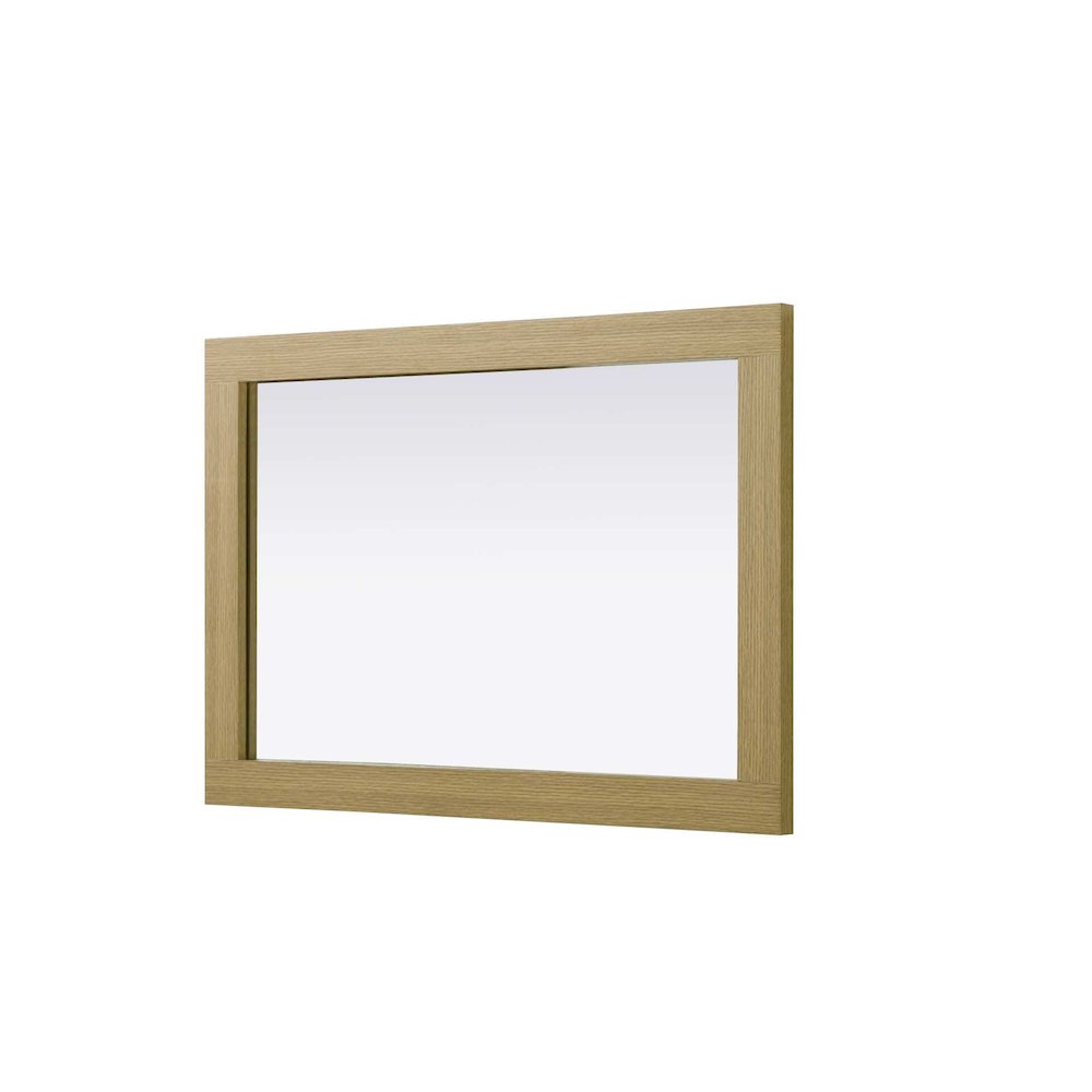 Noah Wooden Rectangle Mirror 22 x 32 in Honey Brown