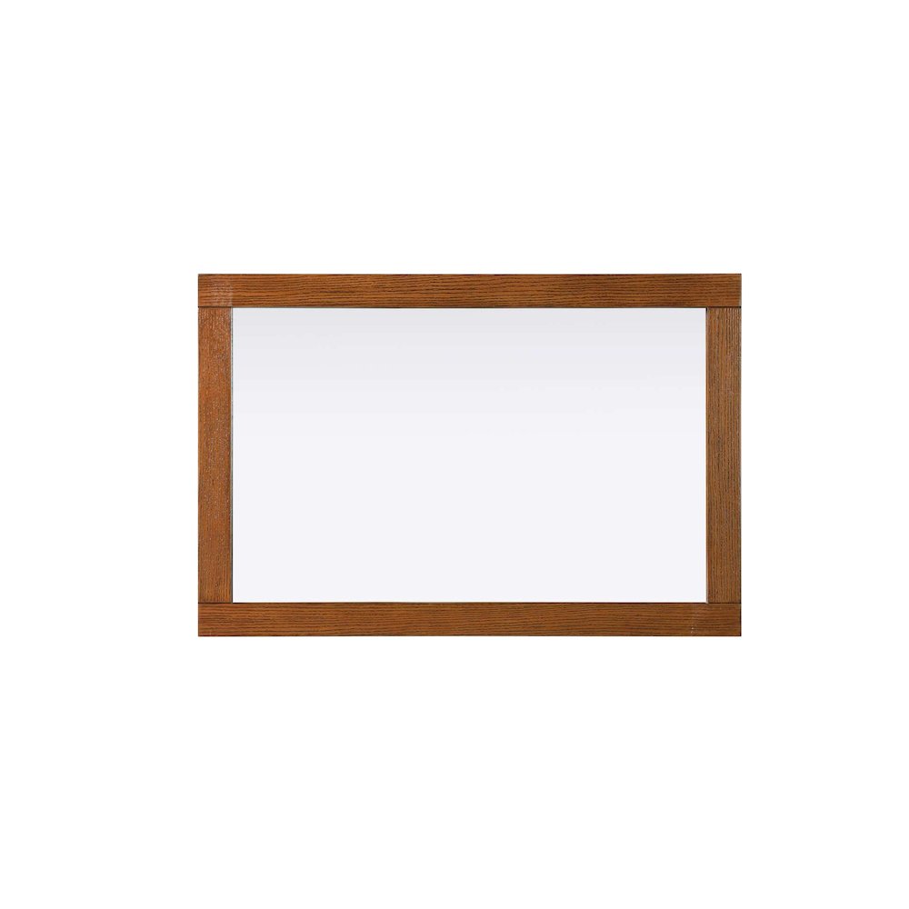 Noah Wooden Rectangle Mirror 24 x 36 in Brandy Walnut