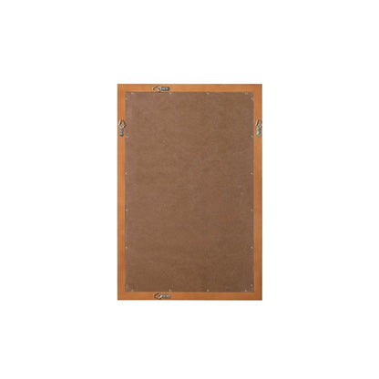 Noah Wooden Rectangle Mirror 24 x 36 in Brandy Walnut