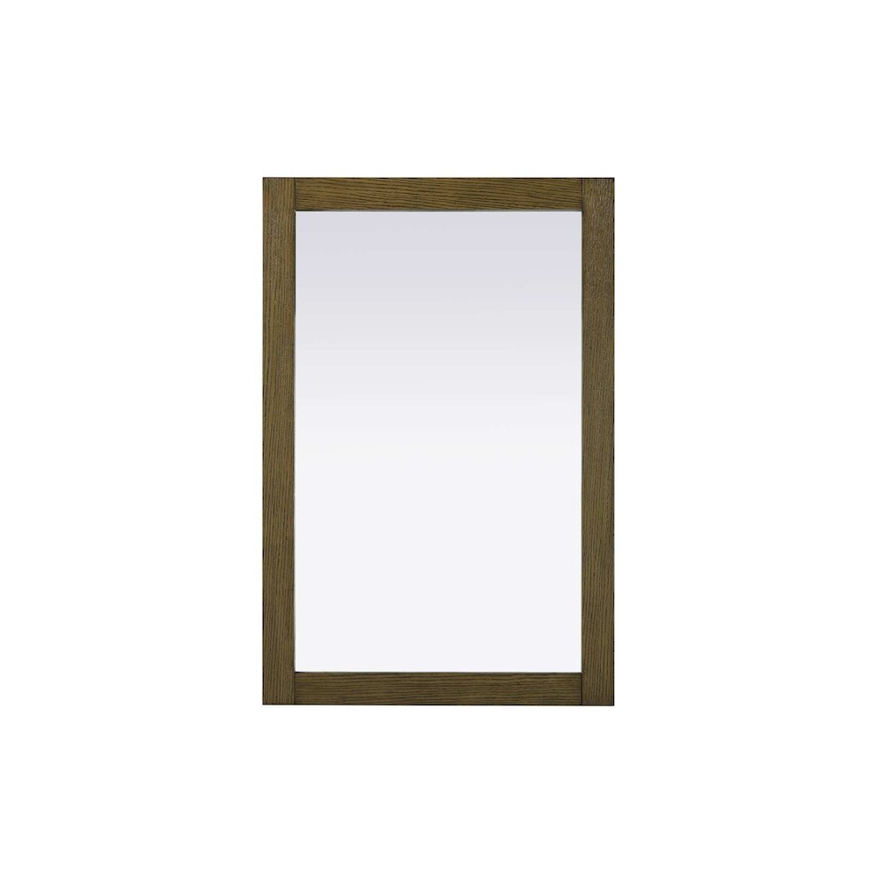 Noah Wooden Rectangle Mirror 24 x 36 in Hazel Oak