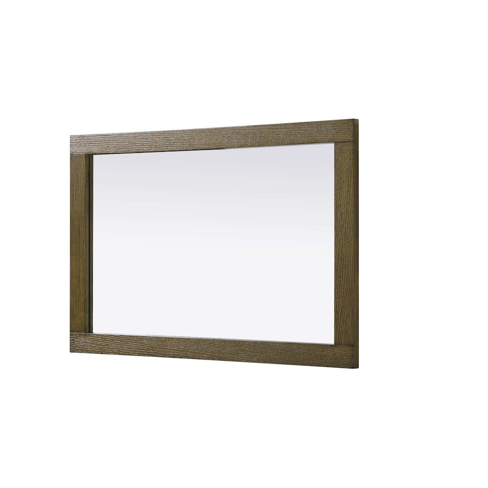 Noah Wooden Rectangle Mirror 24 x 36 in Hazel Oak