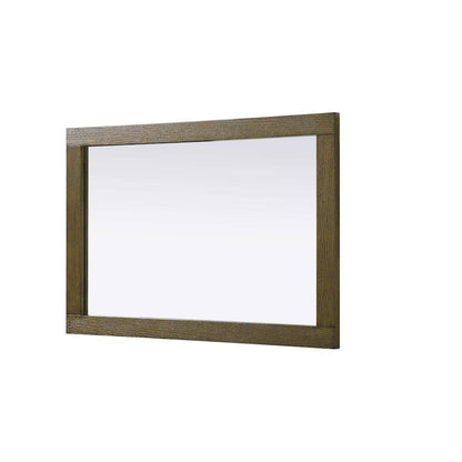 Noah Wooden Rectangle Mirror 24 x 36 in Hazel Oak
