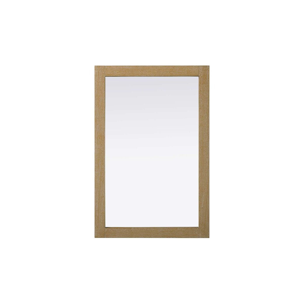 Noah Wooden Rectangle Mirror 24 x 36 in Linen Oak