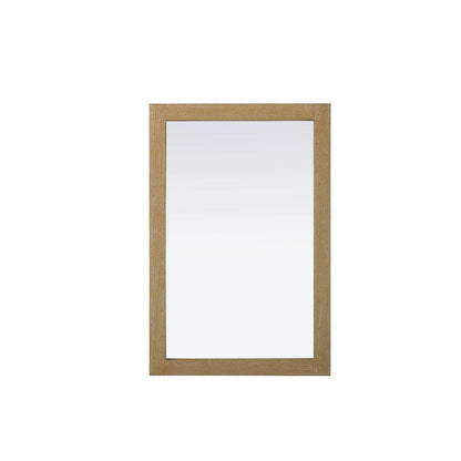Noah Wooden Rectangle Mirror 24 x 36 in Linen Oak