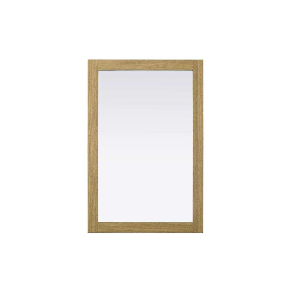 Noah Wooden Rectangle Mirror 24 x 36 in Honey Brown