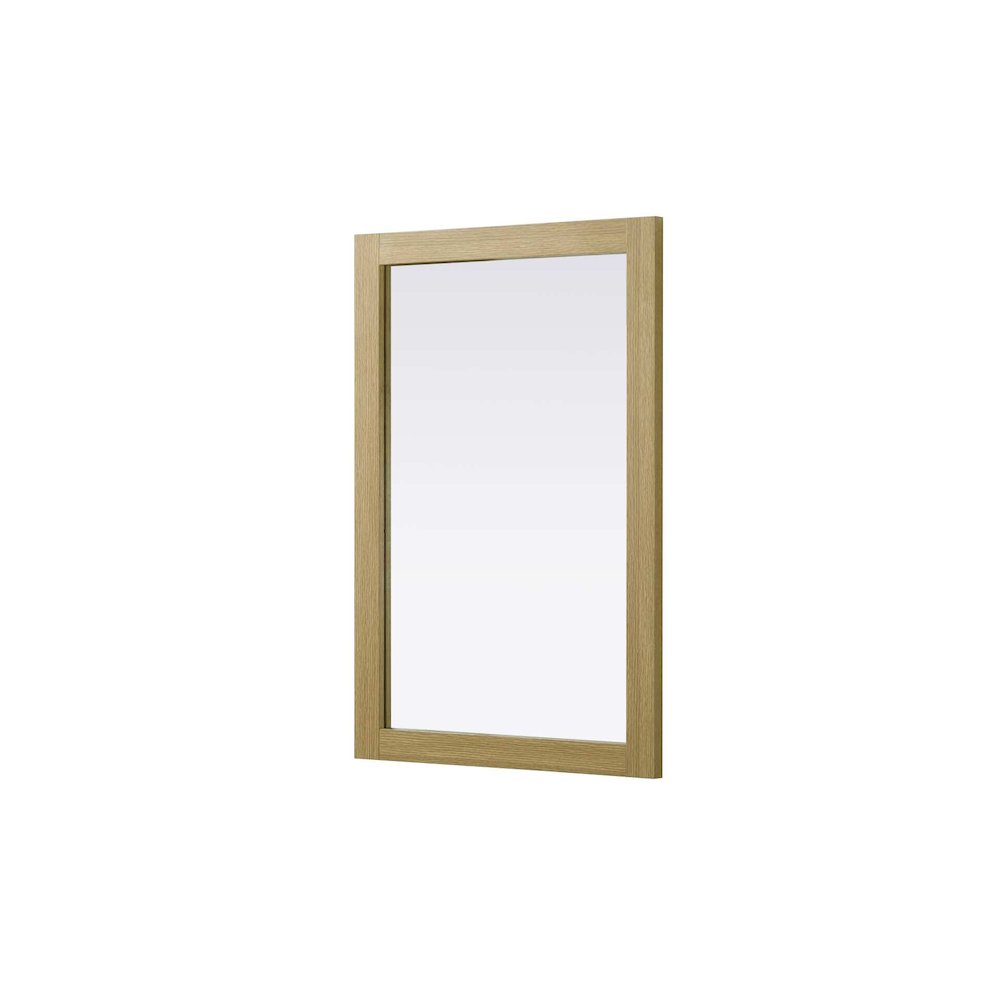 Noah Wooden Rectangle Mirror 24 x 36 in Honey Brown