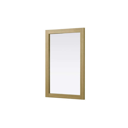 Noah Wooden Rectangle Mirror 24 x 36 in Honey Brown