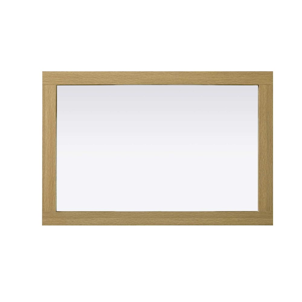 Noah Wooden Rectangle Mirror 24 x 36 in Honey Brown