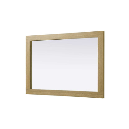 Noah Wooden Rectangle Mirror 24 x 36 in Honey Brown