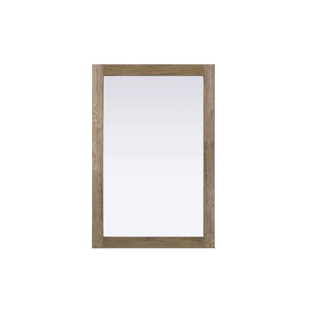 Noah Wooden Rectangle Mirror 24 x 36 in Natural Oak