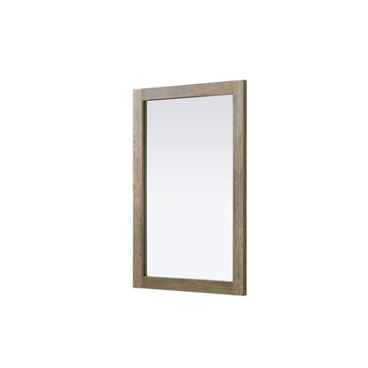 Noah Wooden Rectangle Mirror 24 x 36 in Natural Oak