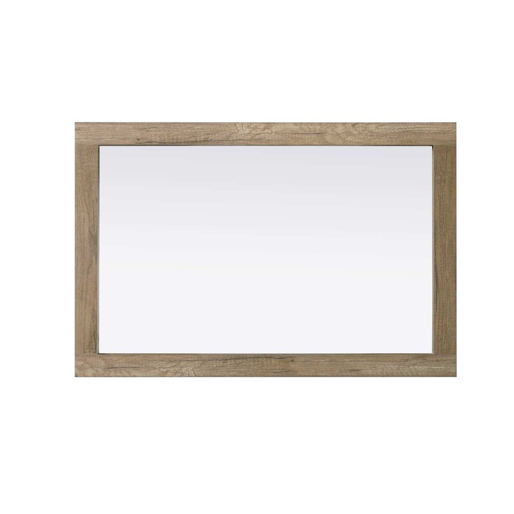 Noah Wooden Rectangle Mirror 24 x 36 in Natural Oak