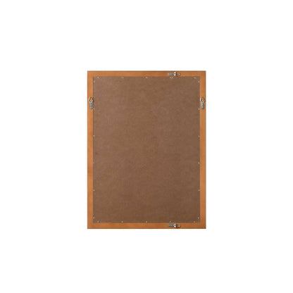 Noah Wooden Rectangle Mirror 27 x 36 in Brandy Walnut