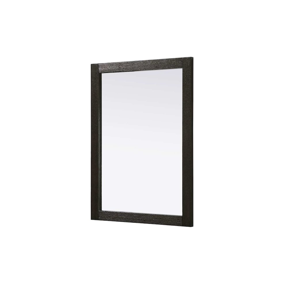 Noah Wooden Rectangle Mirror 27 x 36 in Chocolate Oak