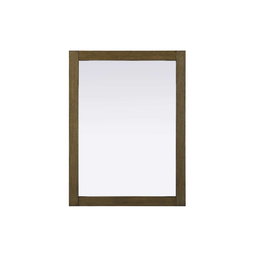 Noah Wooden Rectangle Mirror 27 x 36 in Hazel Oak