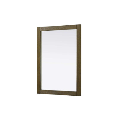 Noah Wooden Rectangle Mirror 27 x 36 in Hazel Oak