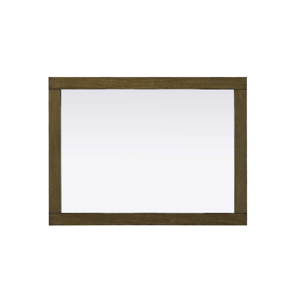 Noah Wooden Rectangle Mirror 27 x 36 in Hazel Oak