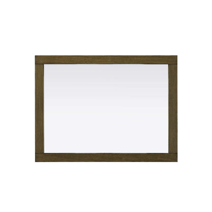 Noah Wooden Rectangle Mirror 27 x 36 in Hazel Oak