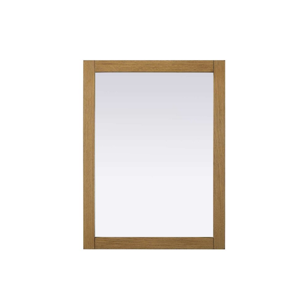 Noah Wooden Rectangle Mirror 27 x 36 in Honey Teak