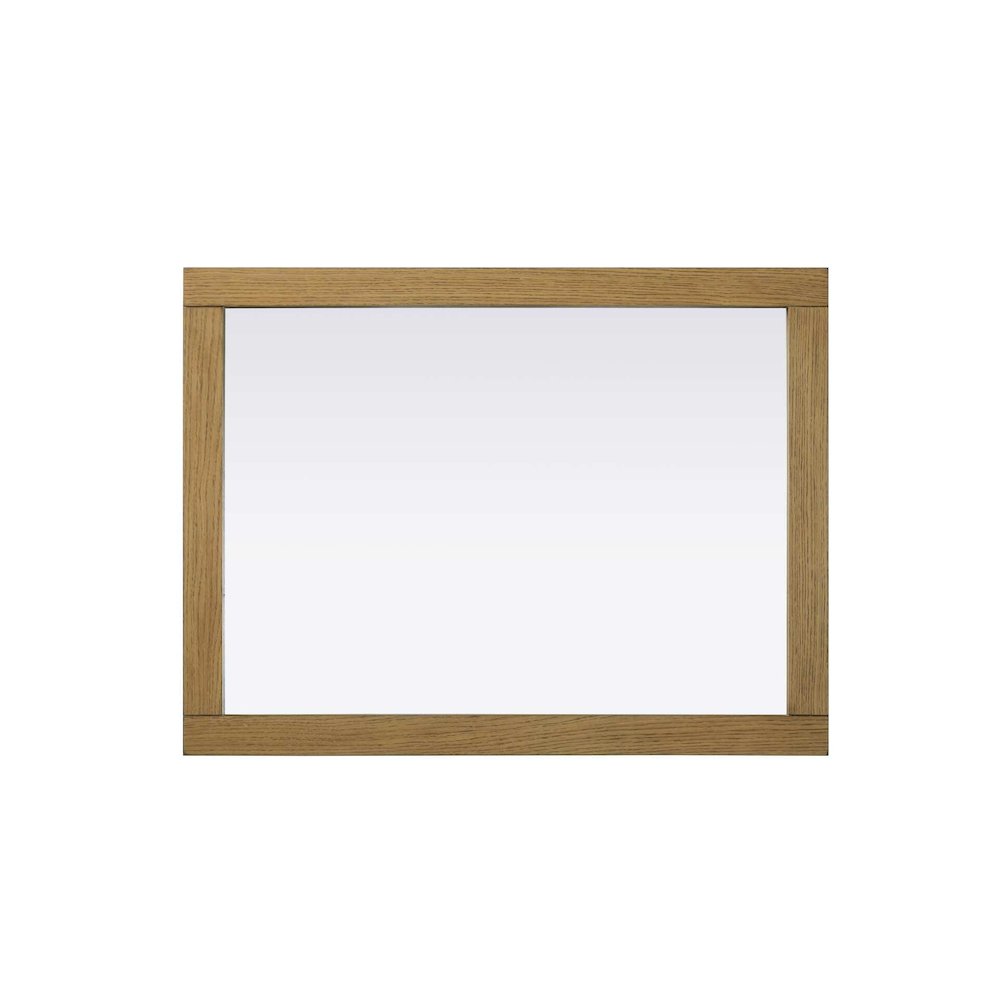Noah Wooden Rectangle Mirror 27 x 36 in Honey Teak