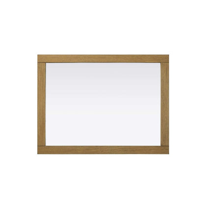 Noah Wooden Rectangle Mirror 27 x 36 in Honey Teak
