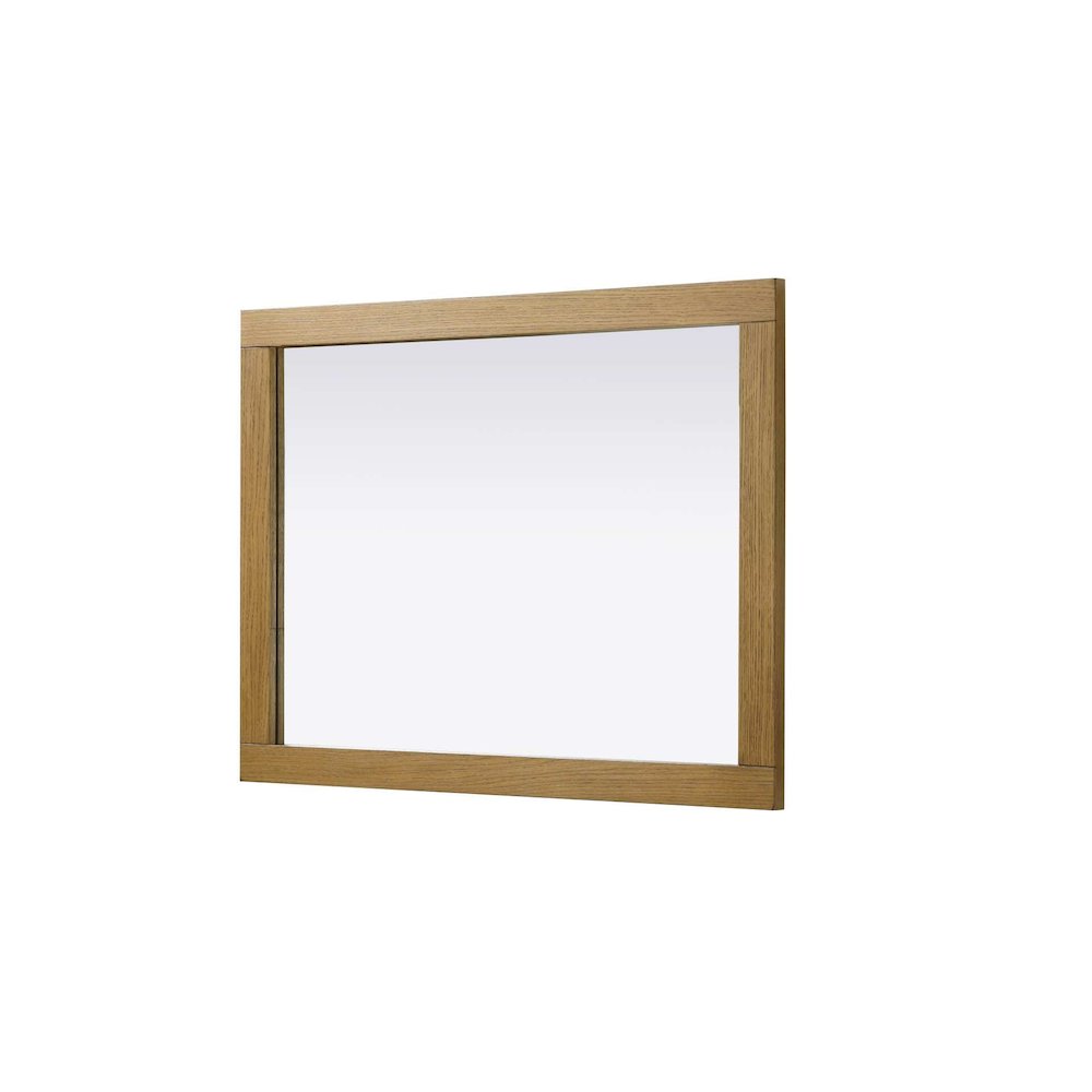 Noah Wooden Rectangle Mirror 27 x 36 in Honey Teak