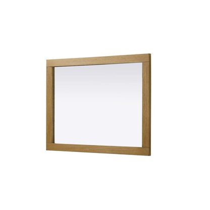 Noah Wooden Rectangle Mirror 27 x 36 in Honey Teak