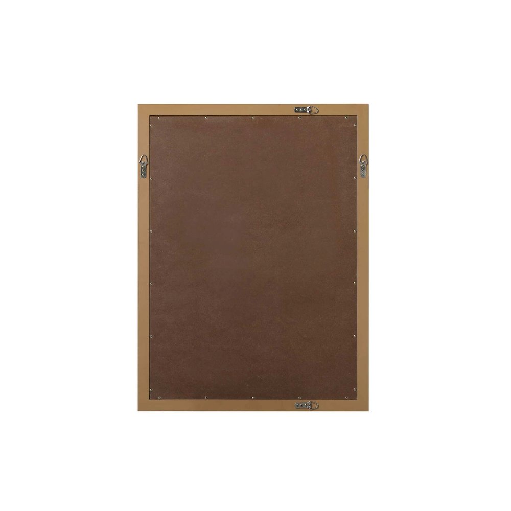 Noah Wooden Rectangle Mirror 27 x 36 in Honey Teak