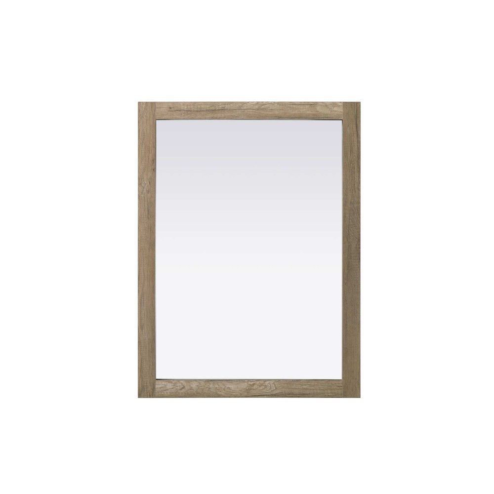 Noah Wooden Rectangle Mirror 27 x 36 in Natural Oak
