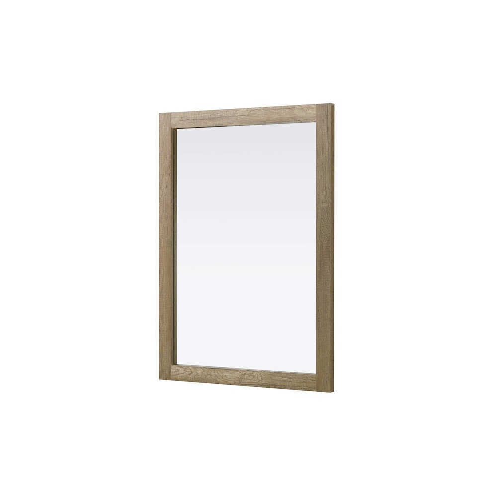 Noah Wooden Rectangle Mirror 27 x 36 in Natural Oak