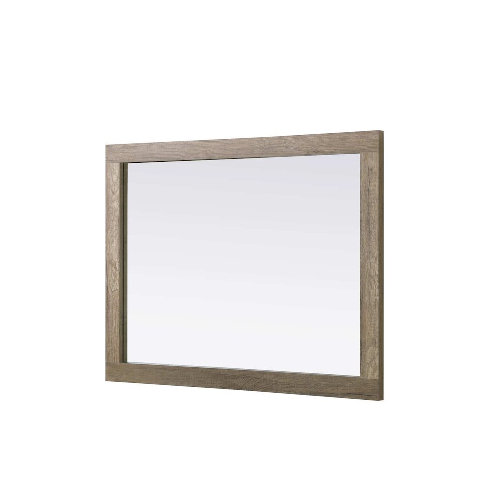 Noah Wooden Rectangle Mirror 27 x 36 in Natural Oak