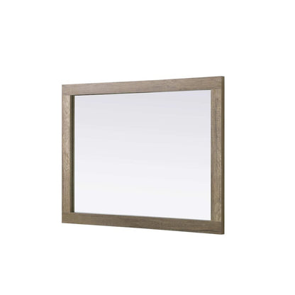 Noah Wooden Rectangle Mirror 27 x 36 in Natural Oak