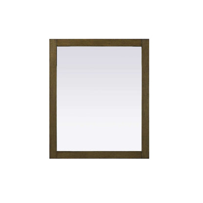 Noah Wooden Rectangle Mirror 30 x 36 in Hazel Oak