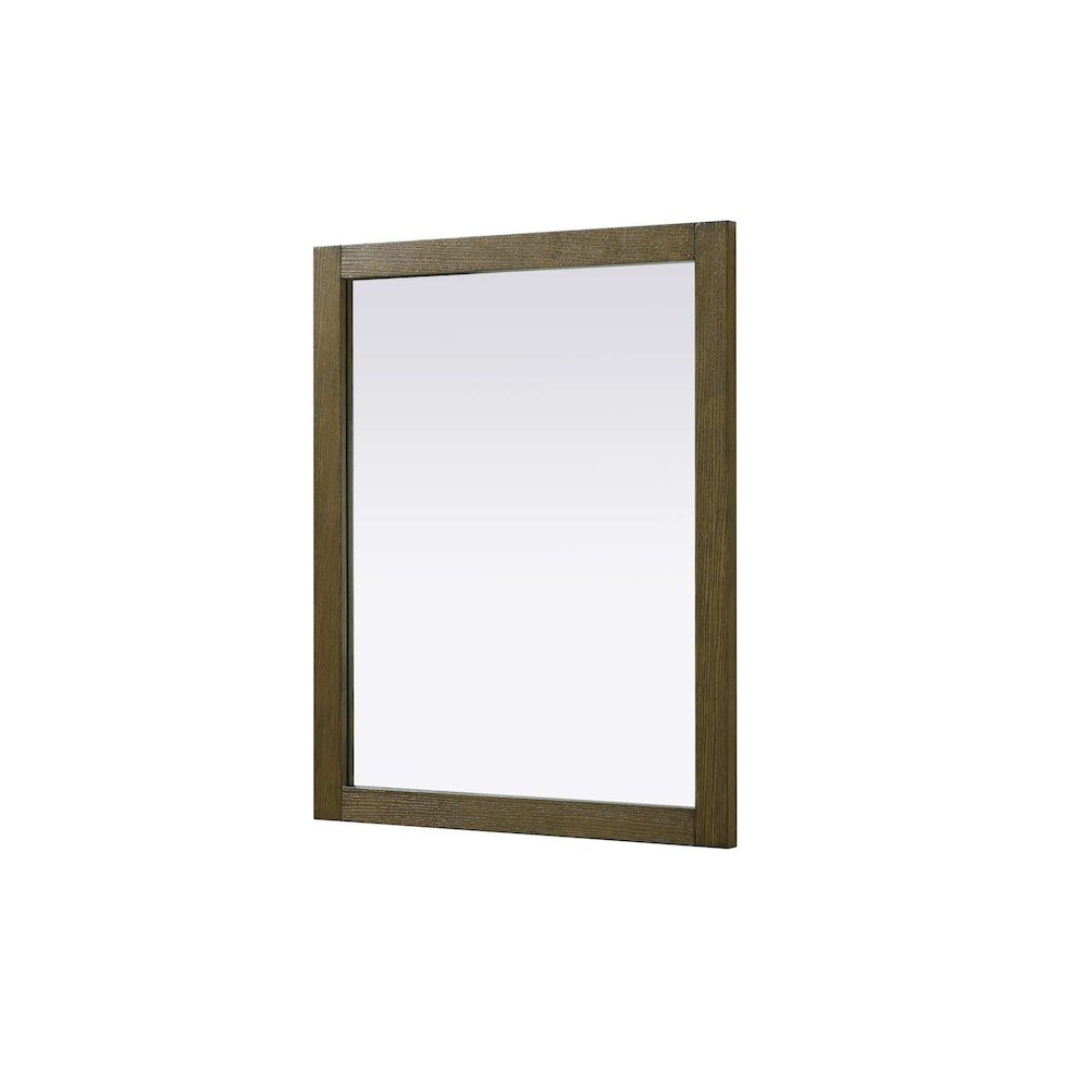 Noah Wooden Rectangle Mirror 30 x 36 in Hazel Oak