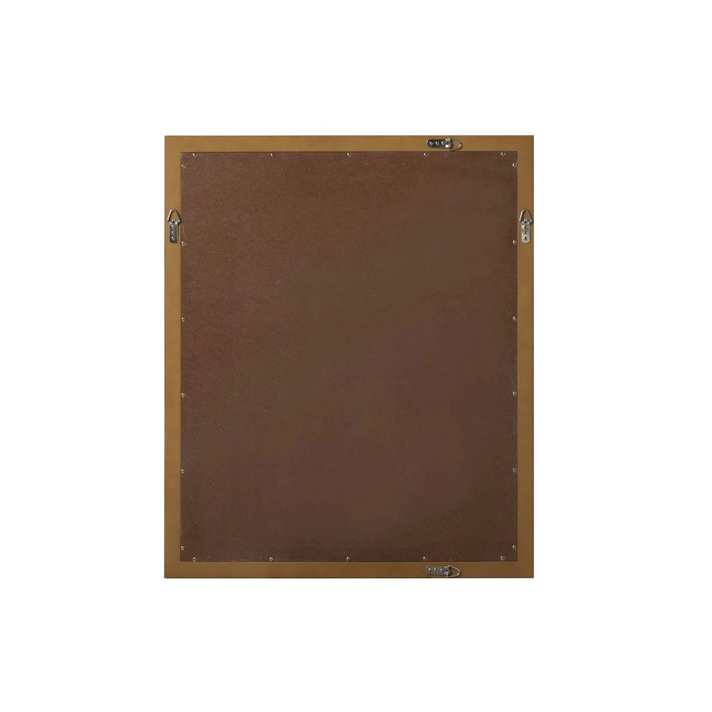 Noah Wooden Rectangle Mirror 30 x 36 in Hazel Oak