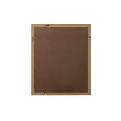 Noah Wooden Rectangle Mirror 30 x 36 in Honey Teak