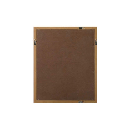 Noah Wooden Rectangle Mirror 30 x 36 in Linen Oak