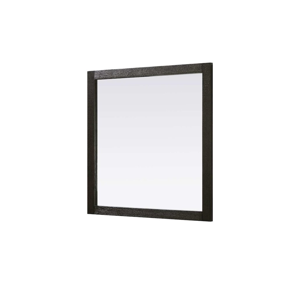 Noah Wooden Square Mirror 36 x 36 in Chocolate Oak