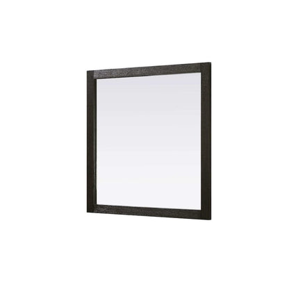 Noah Wooden Square Mirror 36 x 36 in Chocolate Oak