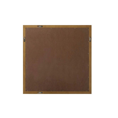 Noah Wooden Square Mirror 36 x 36 in Hazel Oak