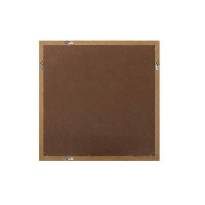 Noah Wooden Square Mirror 36 x 36 in Linen Oak