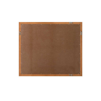 Noah Wooden Rectangle Mirror 42 x 36 in Brandy Walnut
