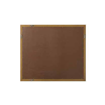 Noah Wooden Rectangle Mirror 42 x 36 in Hazel Oak
