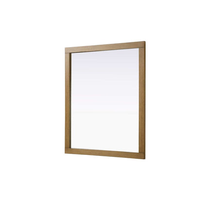 Noah Wooden Rectangle Mirror 42 x 36 in Honey Teak