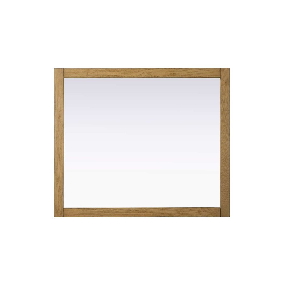 Noah Wooden Rectangle Mirror 42 x 36 in Honey Teak