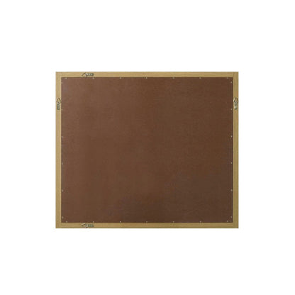 Noah Wooden Rectangle Mirror 42 x 36 in Honey Brown