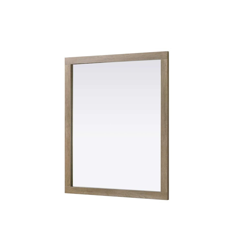 Noah Wooden Rectangle Mirror 42 x 36 in Natural Oak
